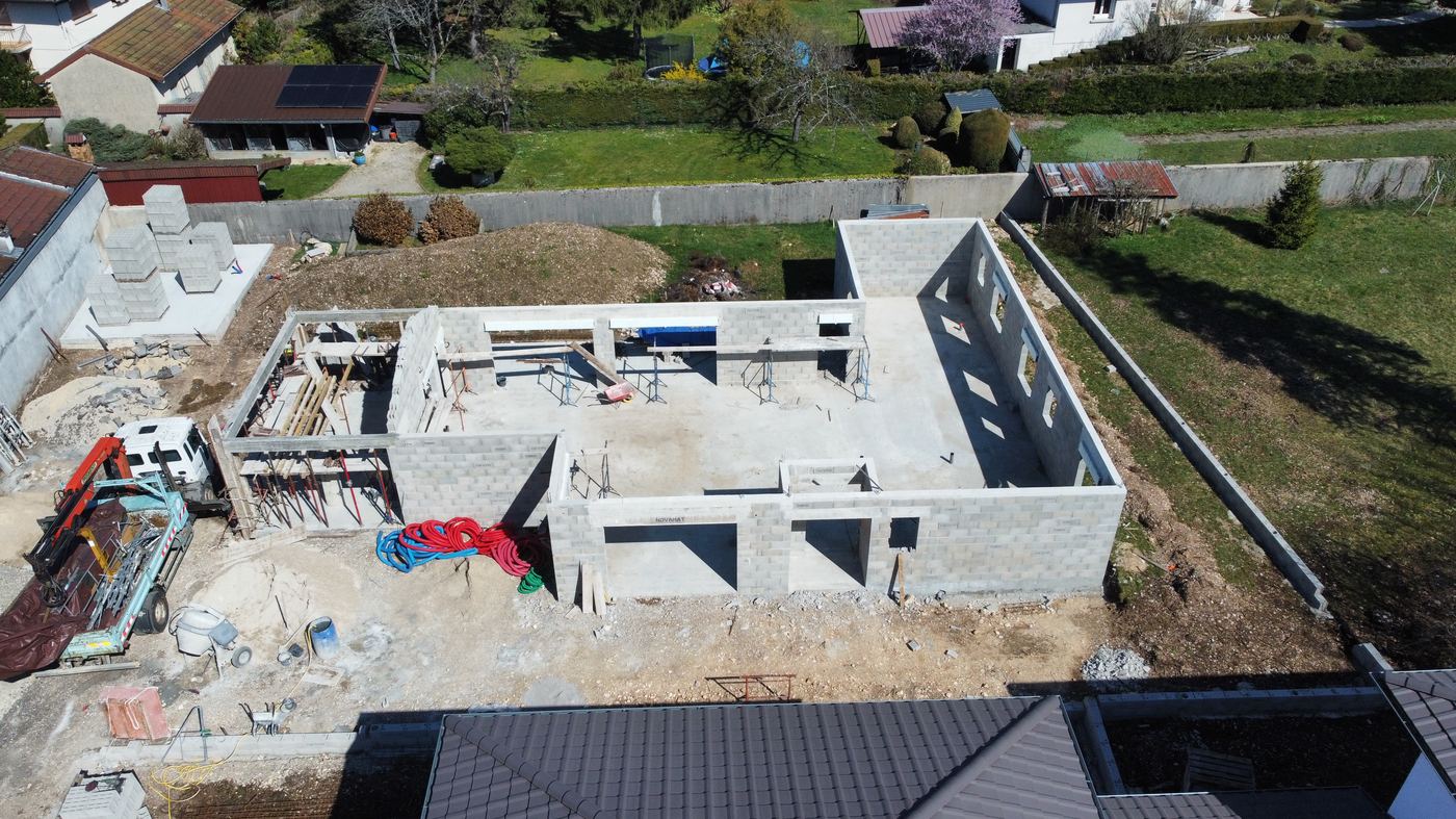 Fondations et terrassement d'une maison individuelle